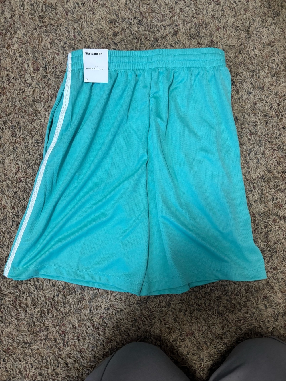 Kids' Nike Dri-FIT Light Blue & White Athletic Training Shorts – Size XL NWT - Picture 6 of 9